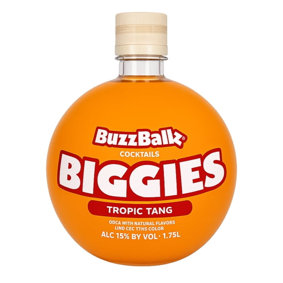 Bebida Alcoholica Preparada BuzzBallz Biggies Tropic Tang 1.75 L