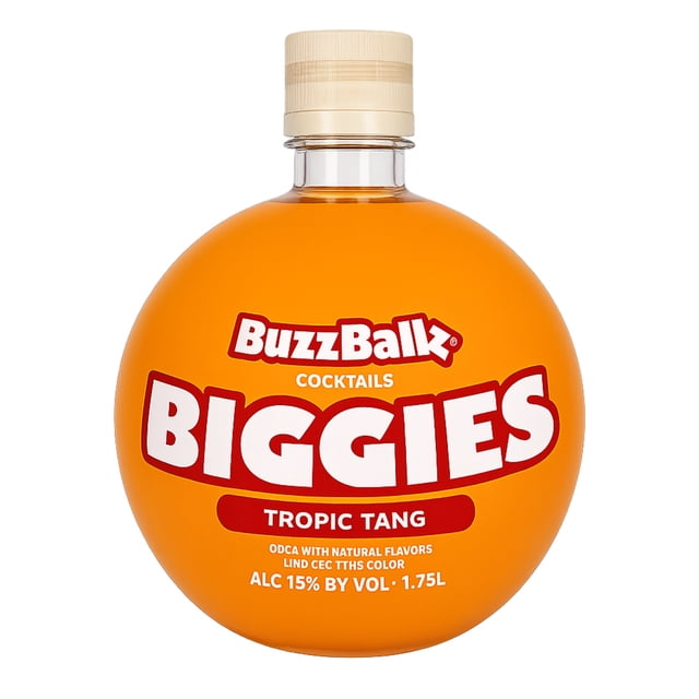 Bebida Alcoholica Preparada BuzzBallz Biggies Tropic Tang 1.75 L