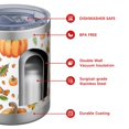 thumbnail image 4 of 12oz Tumblers Happy Thanksgiving Day Vacuum Insulated Stainless Steel Travel Tumbler Cups Mug with Lid and Straw for Beer,Coffee,Beverages with Cleaning Brush for Cold & Hot Drinks, 4 of 5