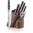 thumbnail image 1 of Cangshan TC Series 1021219 Swedish 14C28N Steel Forged 8-Piece Knife Block Set, Walnut, 1 of 6