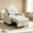 Beige, variant on 3 in 1 Convertible Sleeper Sofa Pull Out Chair Bed with Usb Port Sleeping Couch Dark Gray
