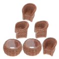 thumbnail image 2 of 1 Set/6pcs Miniature Table and Chairs Set Fairy Garden Furniture Ornaments Kit for Dollhouse Accessories Home Micro Landscape Decoration, 2 of 3