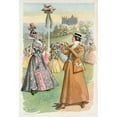 thumbnail image 3 of Charles Jay Taylor 11x14 Black Modern Framed Museum Art Print Titled - She Won't Bow to the Hat (1896), 3 of 5