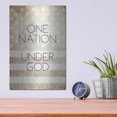 thumbnail image 4 of Luxe Metal Art 'One Nation Under God' by Susan Ball, Metal Wall Art, 12"x16", 4 of 9