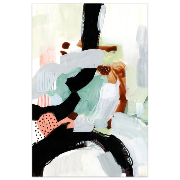 Empire Art Direct Synchronal I Frameless Free Floating Tempered Glass Panel Graphic Wall Art, 48" x 32" x 0.2", Ready to Hang