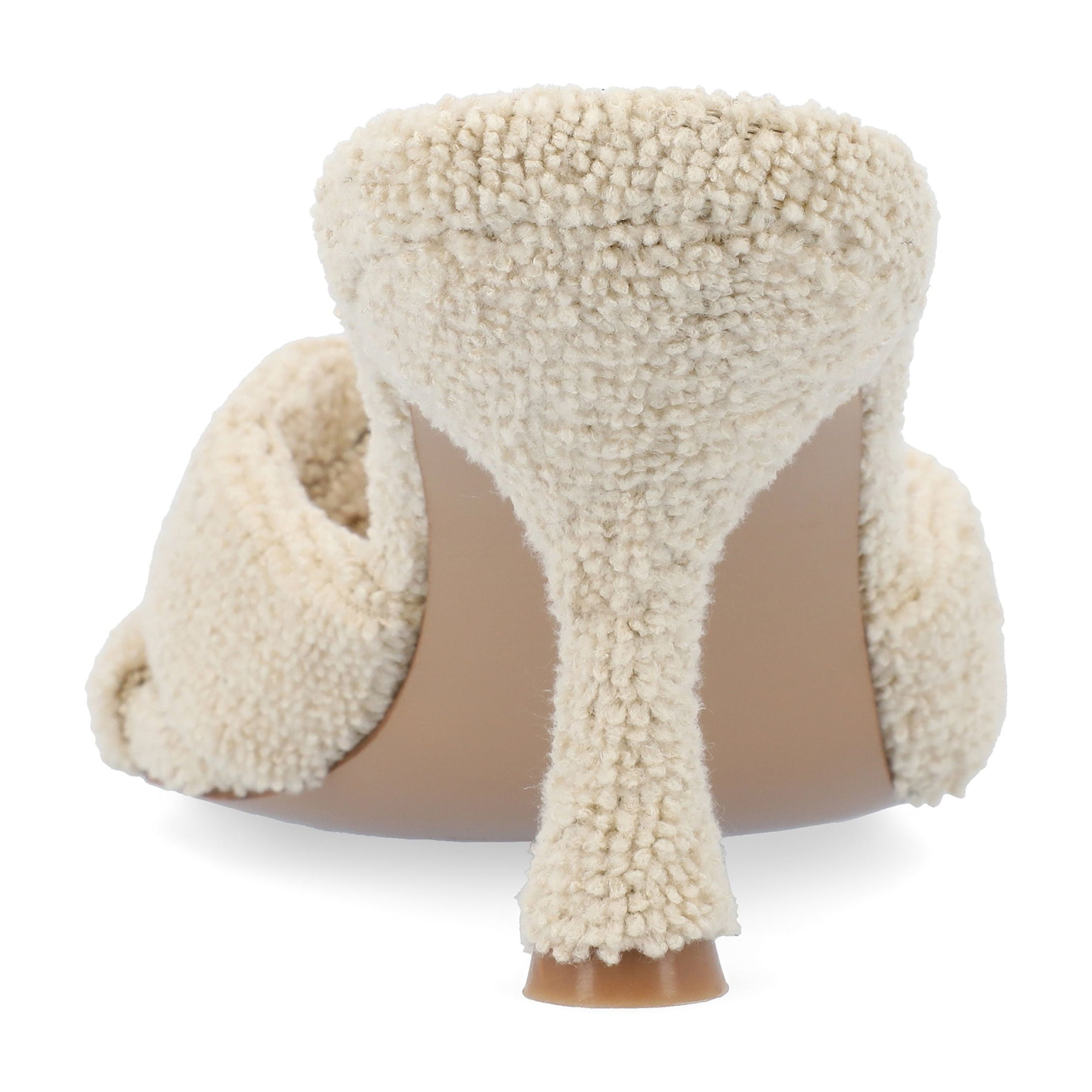 Journee Womens Mannon Soft Terry Cloth Slip On Open Toe Sandals