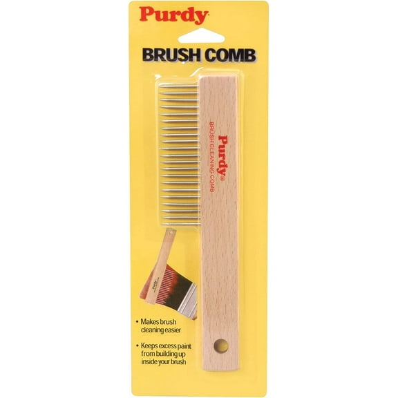 Purdy 068010 Brushcomb With Wood Handle