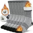 thumbnail image 1 of NevEND Calcetines de Lana Merino para Hombre Térmicos y Cálidos, para el Trabajo, el Senderismo y la Carrera en Invierno, 3 Pares (Talla 5-10), 1 of 7