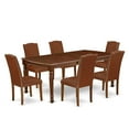 thumbnail image 2 of East West Furniture Dining Room Set Mahogany, DOEN7-MAH-66, 2 of 6