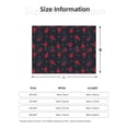 thumbnail image 5 of Fuzoiu Ping Pong Print Flannel Blanket,Throw Blanket,Flannel Home Decor,Fleece Bed Blankets,Cozy Soft Blanket for Bed, Sofa, Camping, and Travel-60"x50", 5 of 6