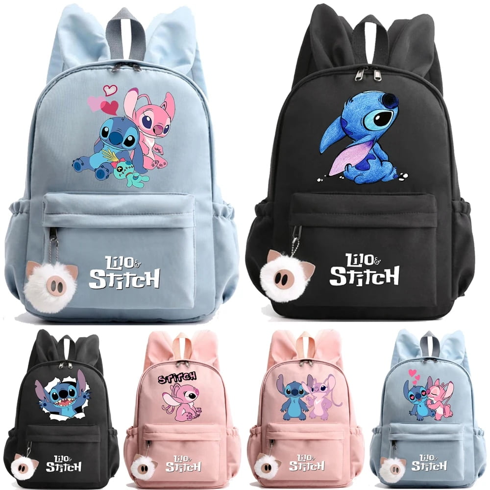 Fashion Trade Cute Disney Lilo Stitch Backpack For Girl Boy Student Teenager Children Rucksack Women Casual School Bags Kids Birthday Gift Toy Other