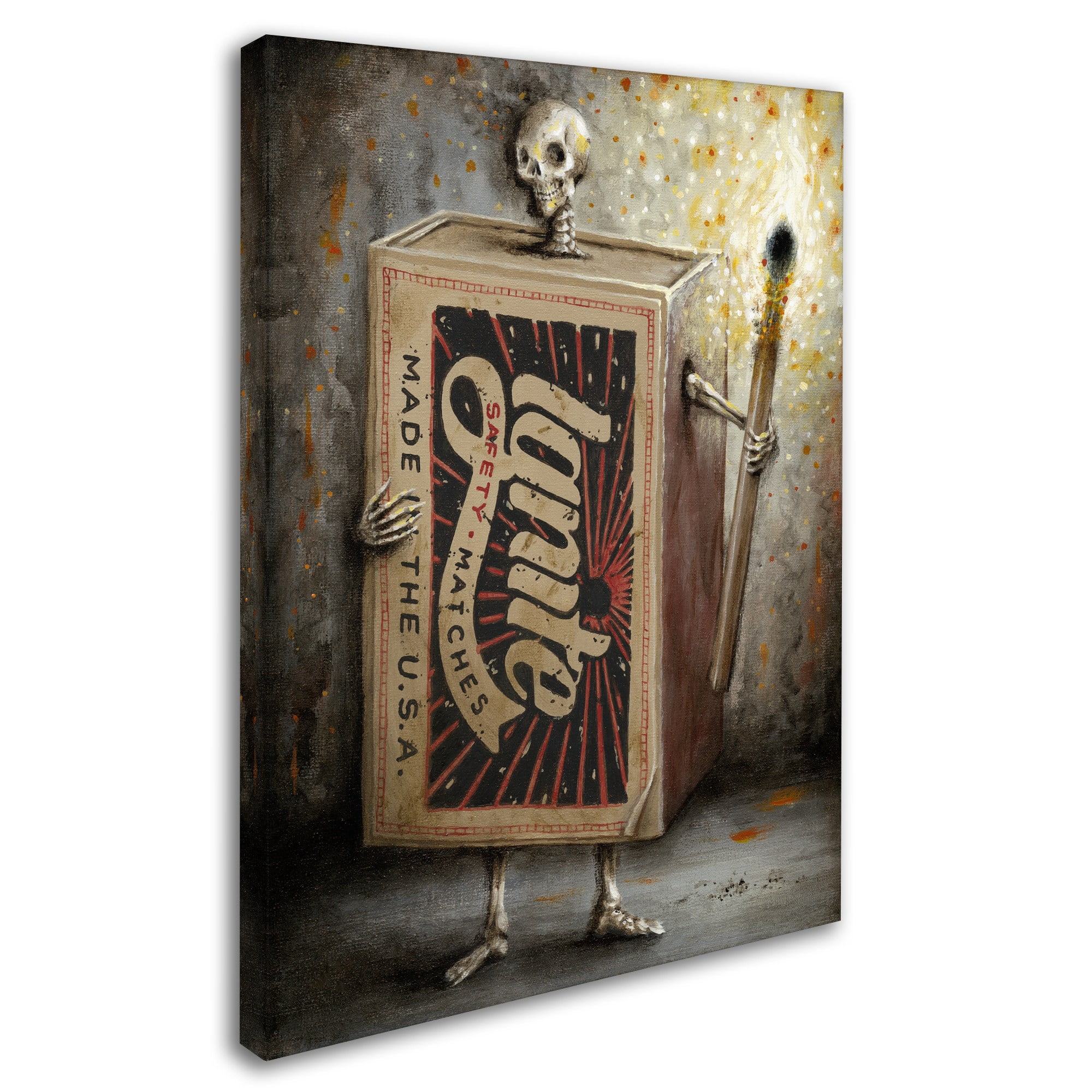 Trademark Fine Art 'Ignite the Dark' Canvas Art by Jason Limon