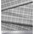 thumbnail image 2 of Soimoi Cotton Duck Fabric Plaid Check Print Fabric by Yard 56 Inch Wide, 2 of 3