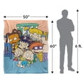 thumbnail image 5 of Rugrats Blanket, 50"x60" Rugrats Character Group Silky Touch Super Soft Throw Blanket, 5 of 6