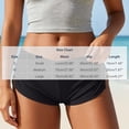 thumbnail image 4 of oelaio Y2k Micro Shorts for Women Low Waist Side Slit Boyshort Slim Booty Shorts Lounge Pj Bottom Cute Sleepwear Black L, 4 of 7