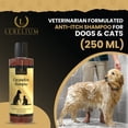 thumbnail image 4 of Lexelium Dog Shampoo for Itchy Skin - Infused with Caramel & Herbal Extracts for Dry and Itchy Skin Relief - Veterinarian Formulated Anti-Itch Shampoo for Dogs & Cats (250 ML), 4 of 5