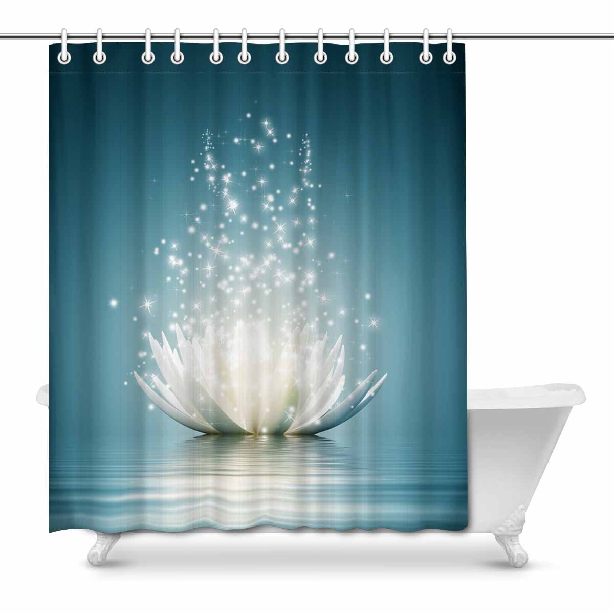 MKHERT Spiritual Meditation Yoga Magic Lotus Flower Decor Waterproof