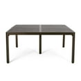 thumbnail image 2 of Square Aluminum Table, Woven Details | Outdoor Evening Dining, 2 of 6