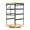 Black, variant on yotijay Rotating Jewelry Organizer Display Jewelry Display Rack Elegant Tabletop Earring Gold