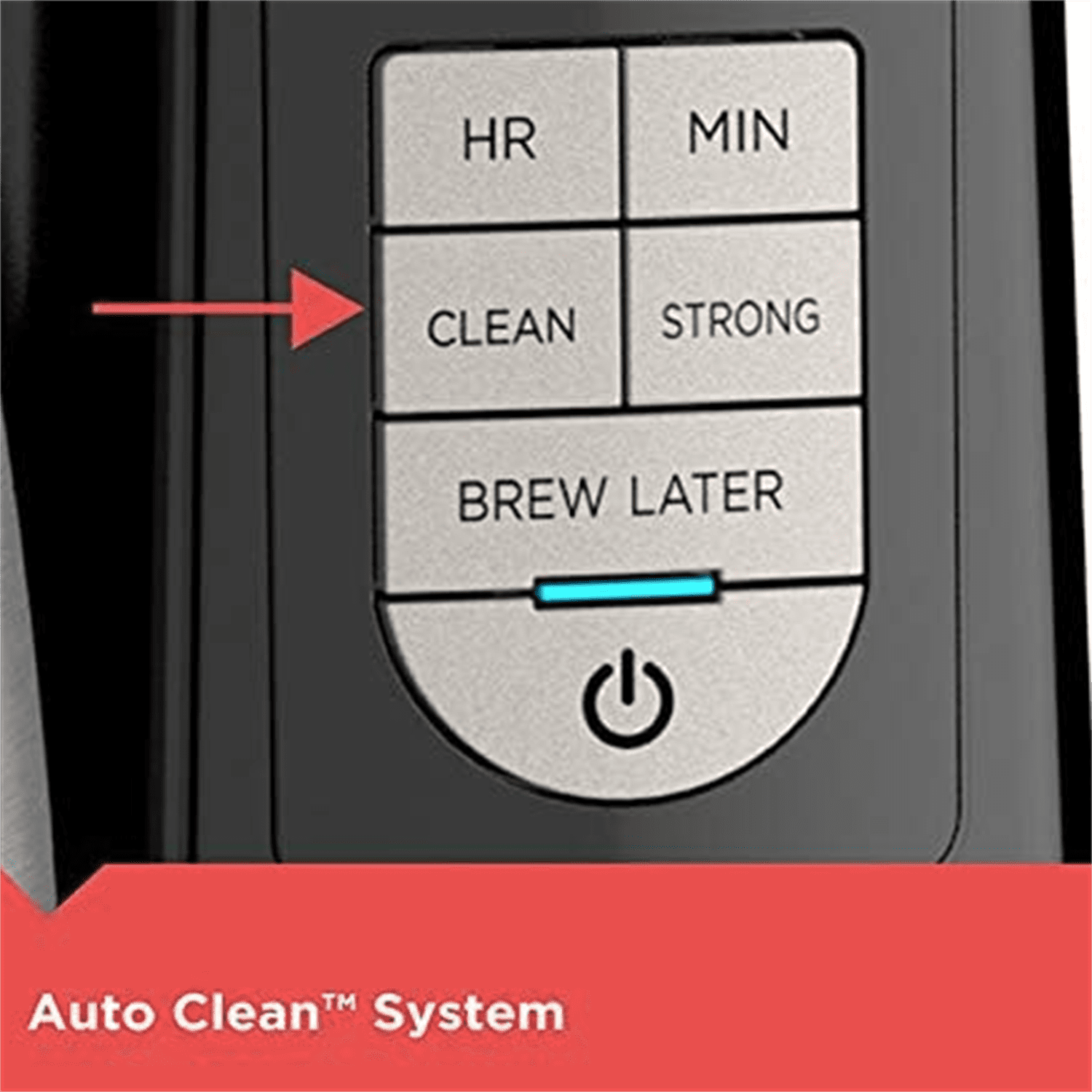 12-Cup Thermal Programmable Coffee maker, Brew Strength Selector, Auto-clean, Black and Silver