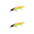 thumbnail image 1 of Yuarrent Señuelo artificial Swimbait Hook Hard Bait 3D Eyes Señuelo de hundimiento lento Crankbait Aparejos de pesca, Tipo C C 2piezas Yuarrent CBP151162, 1 of 6