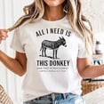 thumbnail image 2 of All I Need is This Donkey Vintage Animal T-shirt Sizes S-5XL, 2 of 5