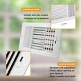 thumbnail image 3 of Ventilación lateral de plástico de 3 vías FangoFast de Ceiling Register, 3 of 7