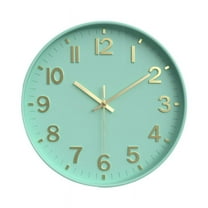 Silent Modern Clock for Wall, 3D Numbers Wall Clock for Kitchen Bedroom Living Room Office Classroom Decor Colour 1