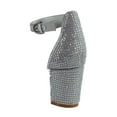 thumbnail image 3 of Naturalizer Vera-Glitz Women's Heels Silver Glitz Size 8.5 W, 3 of 8