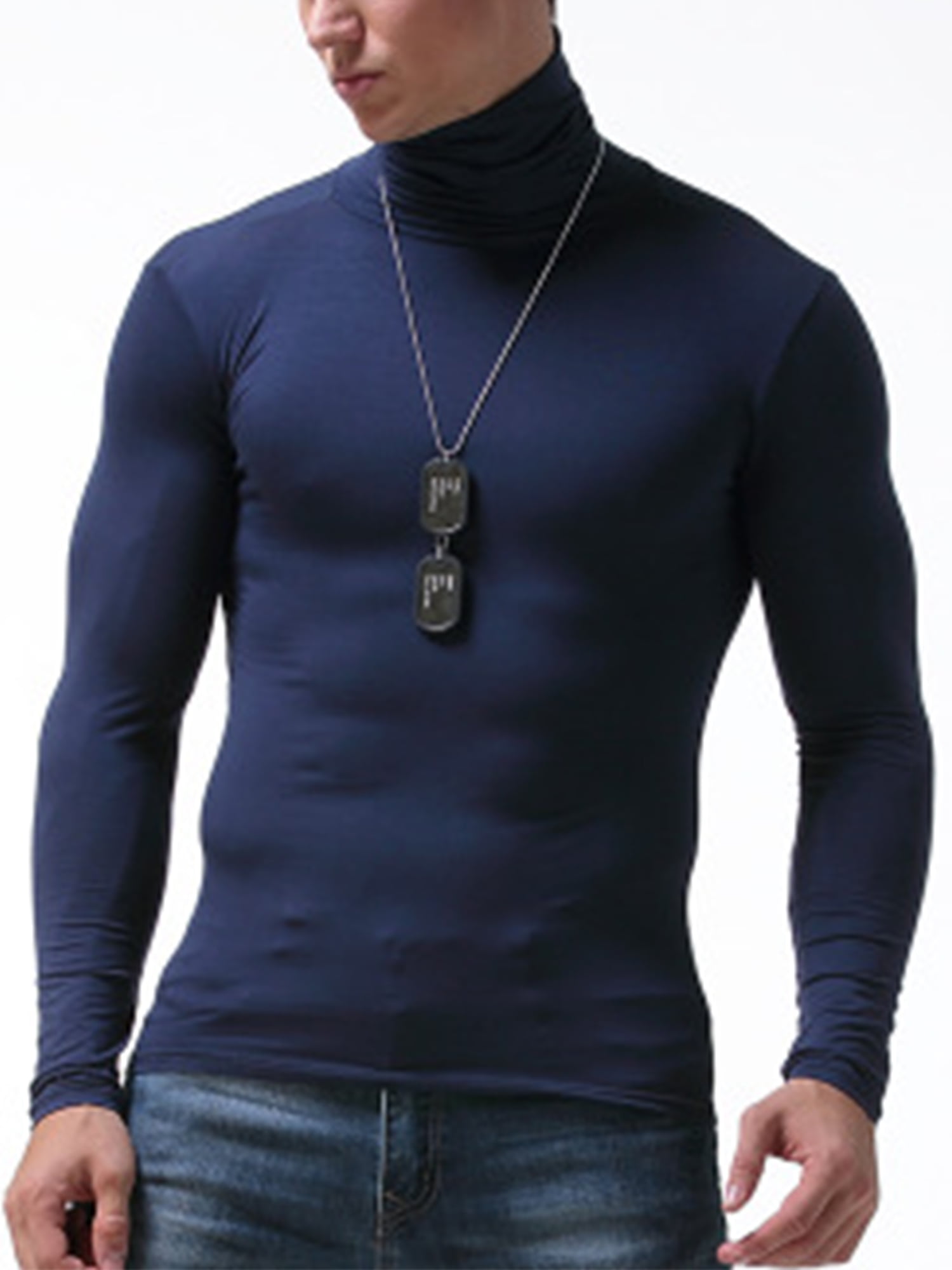 Mens Tops Long Sleeve Casual T-Shirt Classic Sweatshirt 
