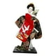 thumbnail image 2 of Figuras en Miniatura de Muñeca Geisha Japonesa de 30 Cm, Estatua de Niña, Escultura de Figura Coleccionable de Geisha Asiática para Escritorio, Dormit , ROJO Soledad muñeca japonesa, 2 of 6