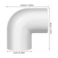 thumbnail image 2 of GETAJGHSD 6Pcs Water Pipe Fitting Leak Prevention PVC for General Users, 2 of 8