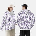 thumbnail image 6 of Fotbe Lavender Flowers Men's Women's UPF 50+ Sun Protection Jacket Hooded Cooling Shirt with Pockets Hiking Outdoor Performance-Medium, 6 of 9
