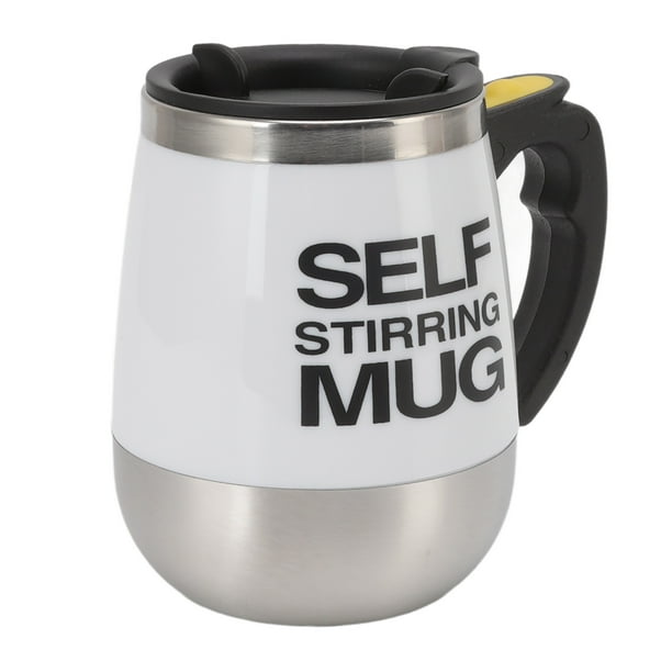 Taza Mezcladora Automática de Acero inoxidable de 400 ml, Taza Mezcladora automática con pilas para oficina de vijes