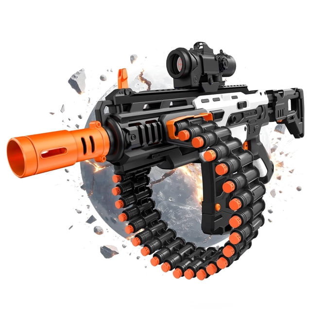 Pistola de juguete SOFITEN CLANK-X eléctrica automática con 100 dardos de espuma