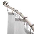thumbnail image 2 of Bath Bliss 5891-SAT Curved Shower Rod, Satin Nickel, 2 of 4