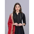 thumbnail image 4 of Dweep Sara Eid Ramadan Special Jaipuri Kurti Set with Pant, Dupatta, Rayon Women Anarkali Suit XL/42, 4 of 9