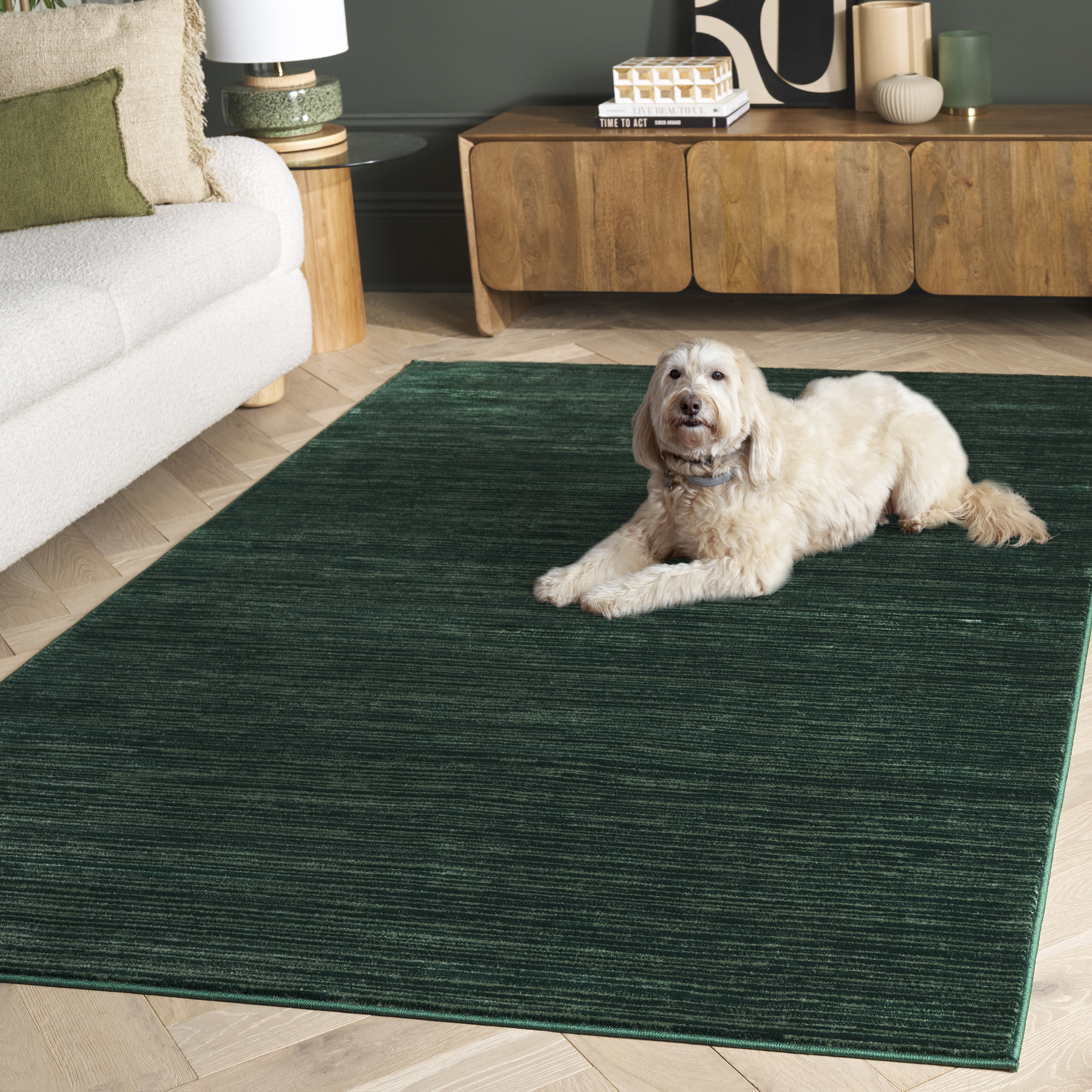Safavieh Vision Adrasteia Distressed Area Rug, Dark Green, 6' x 8'