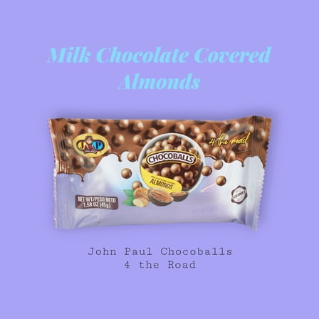 4 the Road - JP ChocoBalls Almond - Milk Chocolate - 12 Pack