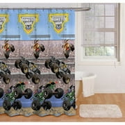 Monster Jams 70" x 72" Shower Curtain, 1 Each