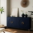 thumbnail image 2 of Modern Wooden 4 - Door Storage | In Dining or Office, Display Decor on Upper Counter, 2 of 6