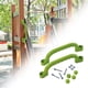 thumbnail image 5 of 2x Equipo de juegos con tornillos Accesorios para columpios Parque infantil multiusos verde claro, 5 of 7