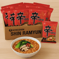 thumbnail image 5 of Spicy Korean Ramen Noodles, 12 Pack – Hot Chili Instant Soup with Vegetables, Quick Easy Meal Bulk Pack, 5 of 6