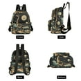 thumbnail image 4 of FORMRS Mini Backpack Purse for Women Quilted Travel Daypack Casual Shoulder Bag, Black Dinosaur, 4 of 7