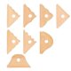 thumbnail image 1 of 8Pcs Pottery Trimming Tools Pottery Ribs Pottery Clay Foot Shaper Tools Beech Wood Pottery Profile Ribs Pottery Supplies, 1 of 5