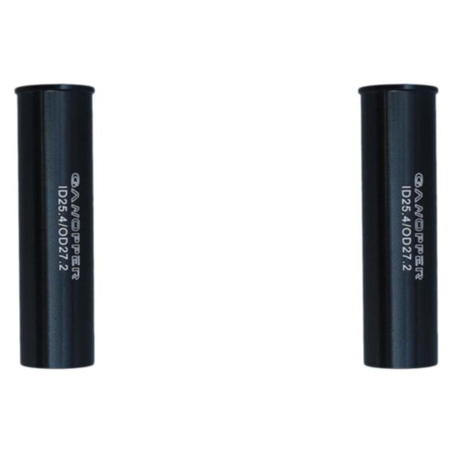 Maytalsory Bike Seat Post Shim Tube Easy To Install Durable Lightweight Bike Seat Post Shim Convert Adapter 25.4 to 27.2 2Set