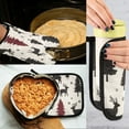 thumbnail image 5 of Yayeee Oven Mitts and Pot Holder Set of 4 Heat Resistant Kitchen Gloves Baking Hot Pad, Christmas Plaid Forest, 5 of 5