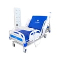 thumbnail image 1 of Cama Hospital Electrica Gambimedic 4 Funciones Posiciones Elevacion Espalda y Pies y Altura Ajustable 43cm Hasta 71cm Incluye Colchon 12CM Portasuero Cama Enfermeria Hospitalaria Ideal Para Casa, 1 of 10