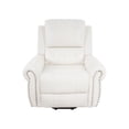 thumbnail image 5 of Tatiana Oversized Air Leather Power Lift Recliner Chair with Footrest. Reclining Chair with Remote Control, Premium Studded, 5 of 11