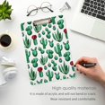 thumbnail image 5 of FMSHPON Blooming Little Cactus Clipboard Hardboard Wood Nursing Clip Board and Pull for Standard A4 Letter 13x9 inches, 5 of 6
